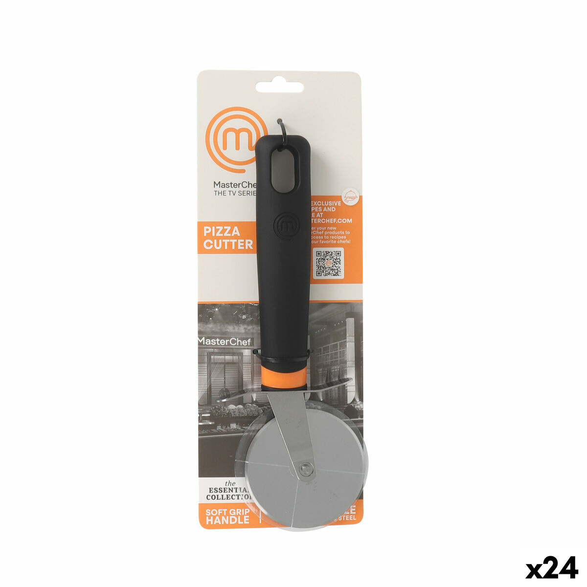 Image secondaire de Coupe-pizza MasterChef Acier inoxydable (24 Unités)