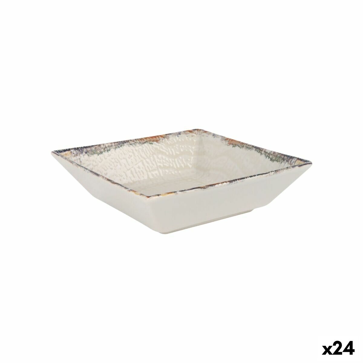 Bol La Mediterránea Albus 18 x 18 x 5 cm (24 Unités)