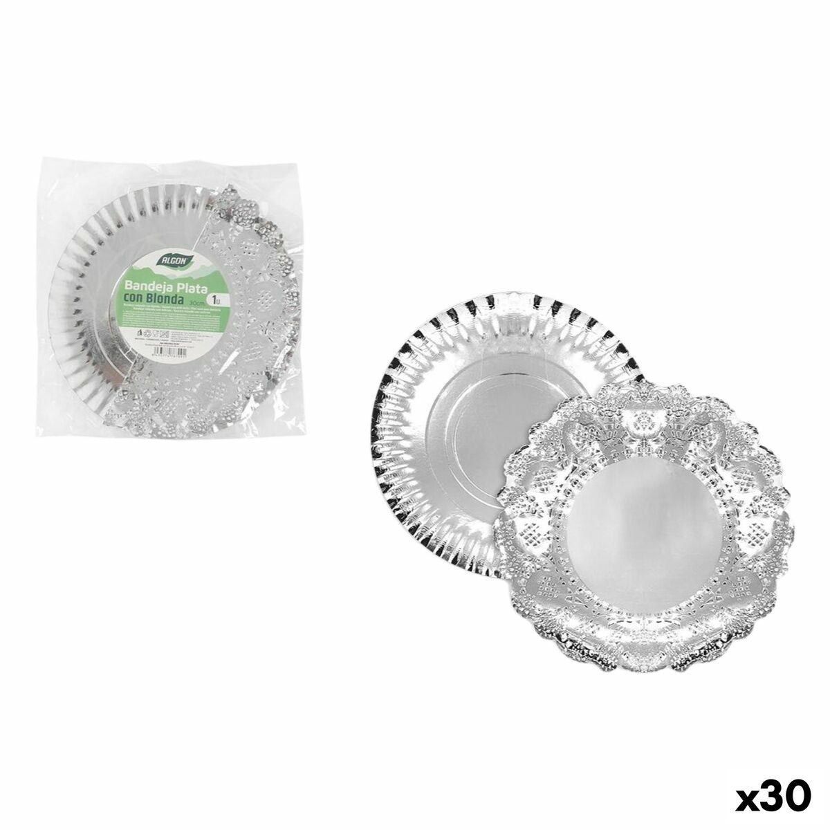 Plateau apéritif Algon Rond 30 cm (30 Unités)