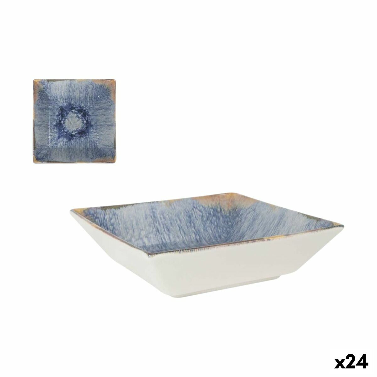 Bol La Mediterránea Aelia 18 x 18 x 5 cm (24 Unités)
