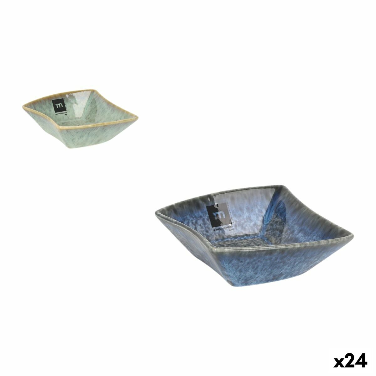 Bol pour Apéritifs La Mediterránea Pica-pica 12 x 12 x 4,2 cm (24 Unités)