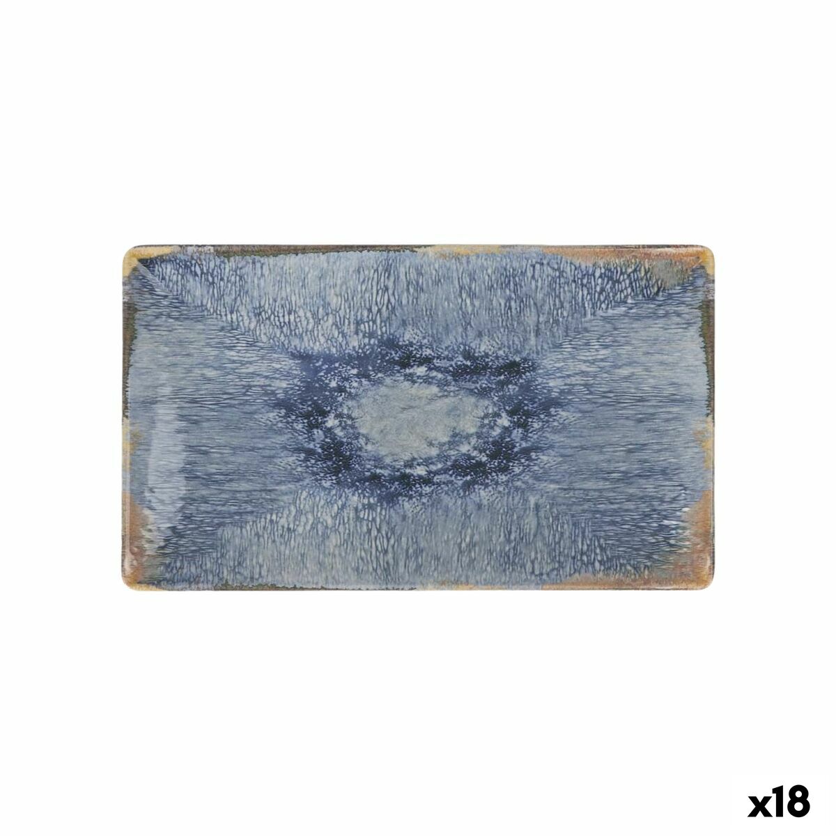 Plat à Gratin La Mediterránea Aelia Rectangulaire 25,3 x 15 x 2 cm (18 Unités)