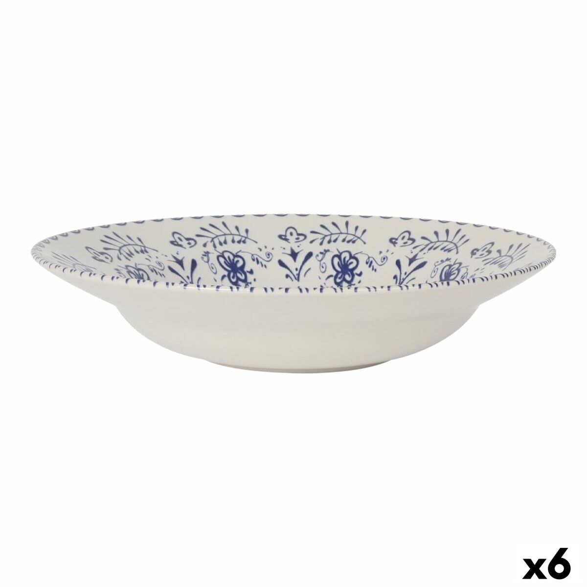 Assiette à pâtes La Mediterránea Blur Ø 29 cm (6 Unités)