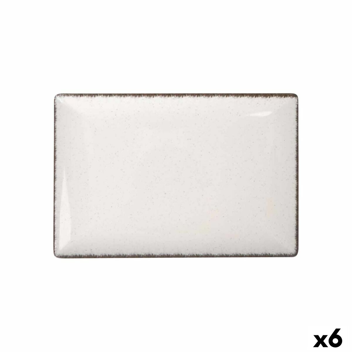 Plat à Gratin La Mediterránea Anllo Rectangulaire 30 x 20 x 2,5 cm (6 Unités)