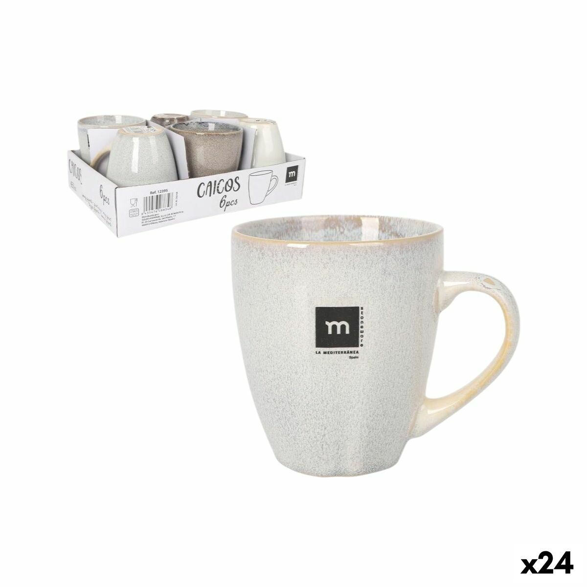 Tasse mug La Mediterránea Caicos 450 ml (24 Unités)
