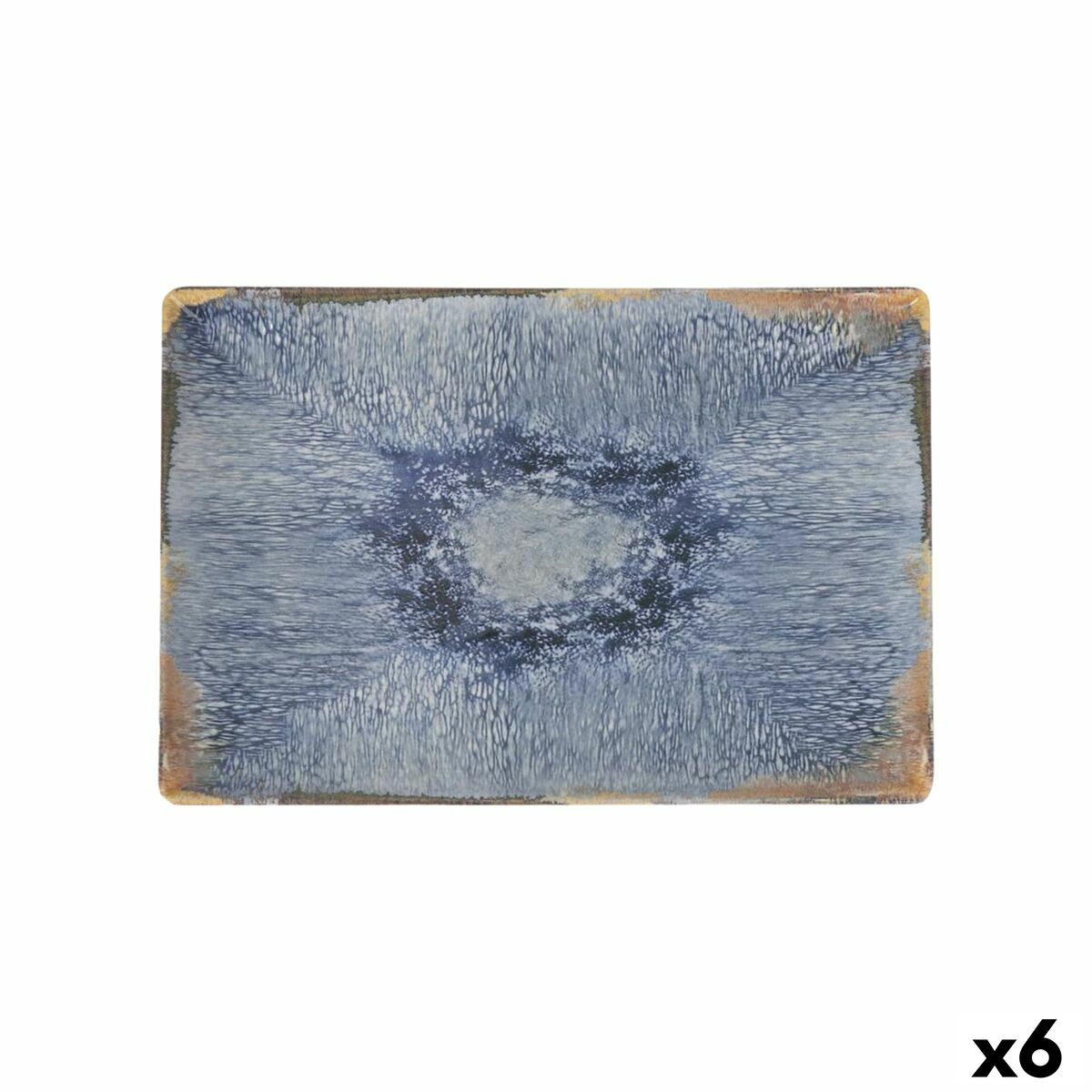 Plat à Gratin La Mediterránea Aelia Rectangulaire 30 x 20 x 2,5 cm (6 Unités)