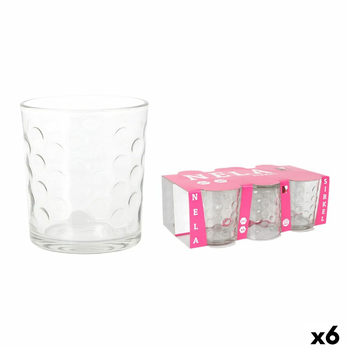 Set de Verres Inde Sirkel 6 Pièces (6 Unités)