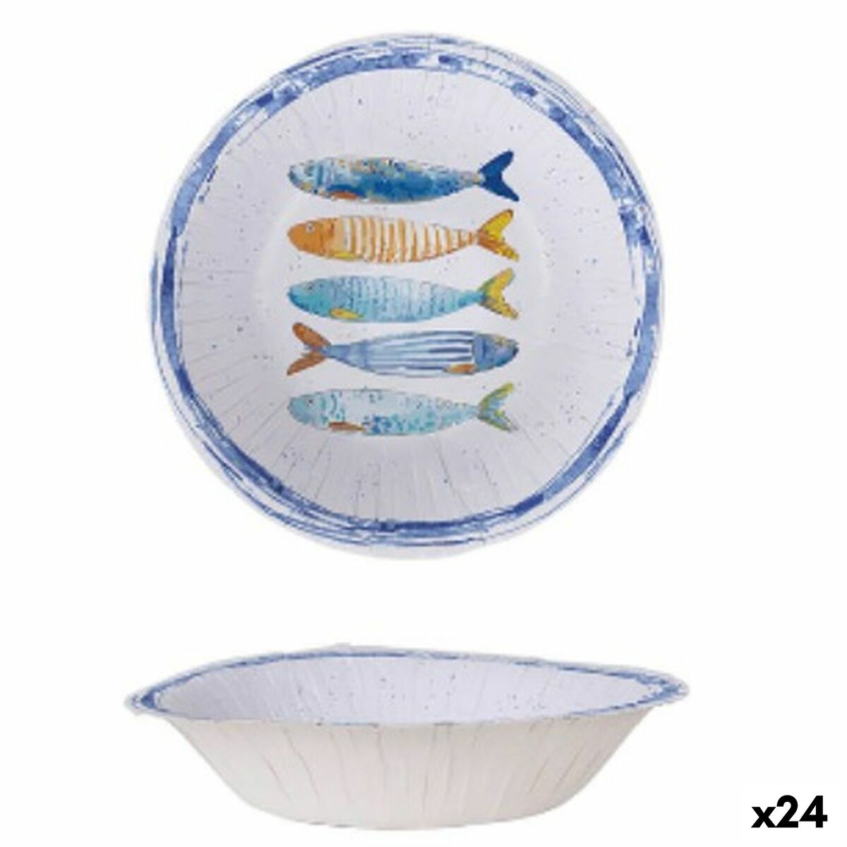 Service de vaisselle Inde 450 ml 6 Pièces (24 Unités)