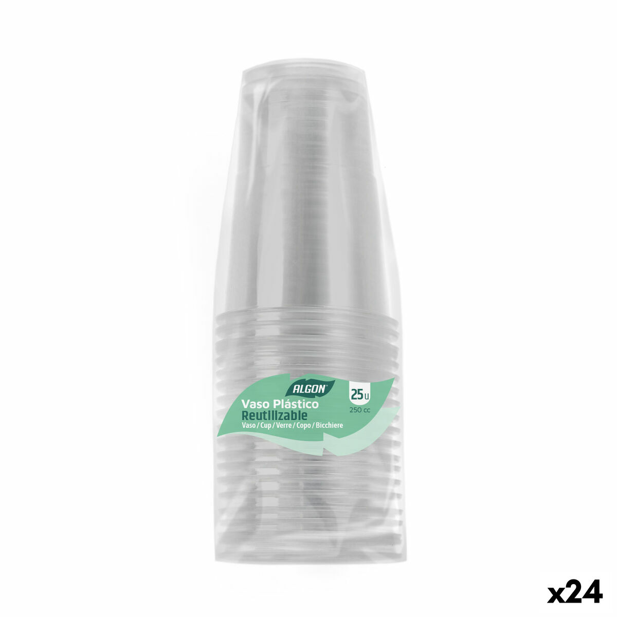 Set de Verres Inde 250 ml 25 Pièces (24 Unités)