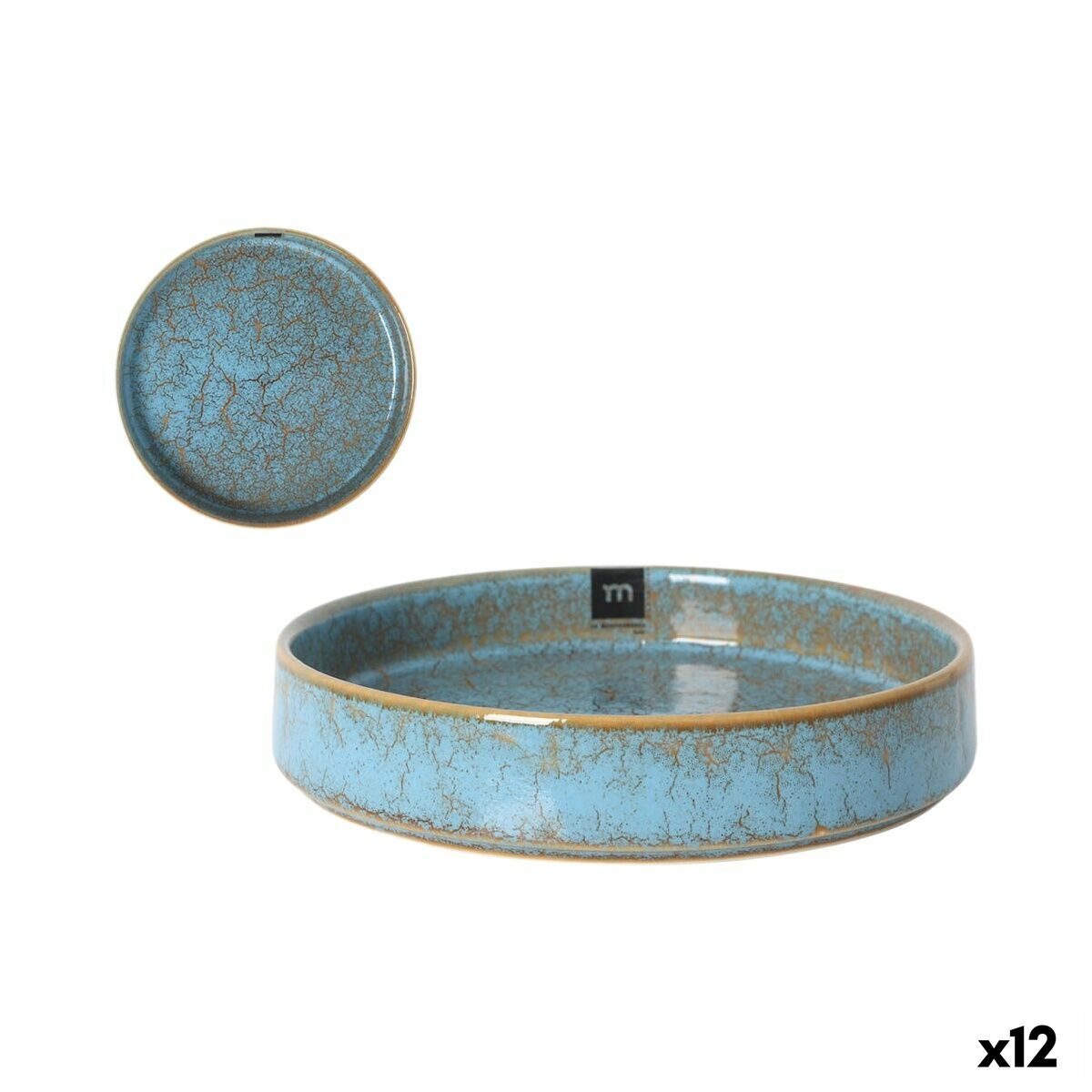 Bol La Mediterránea Scratch blue 20,3 x 4 cm (12 Unités)