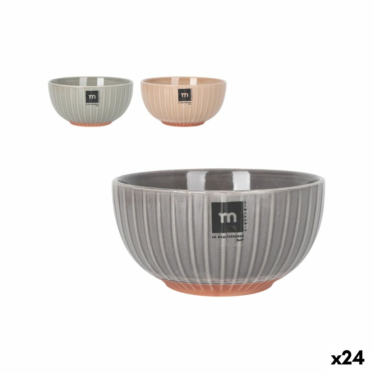 Bol La Mediterránea Melody 500 ml 0,5 L (24 Unités)