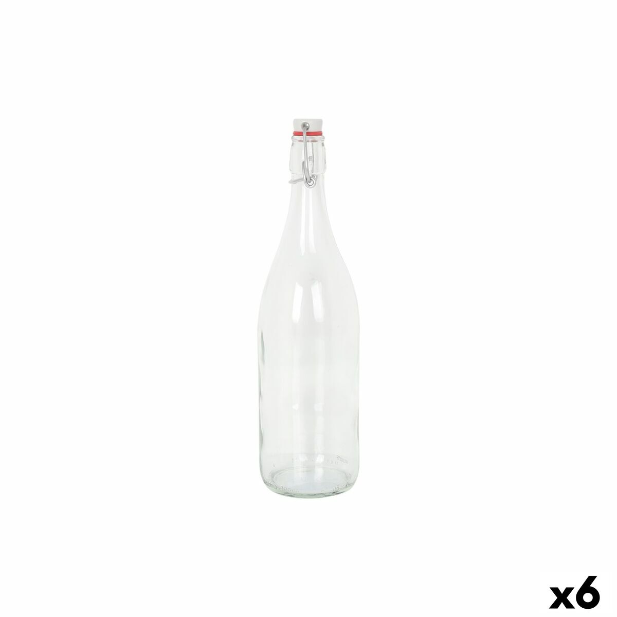 Bouteille en Verre La Mediterránea Mecano verre 1 L (6 Unités)