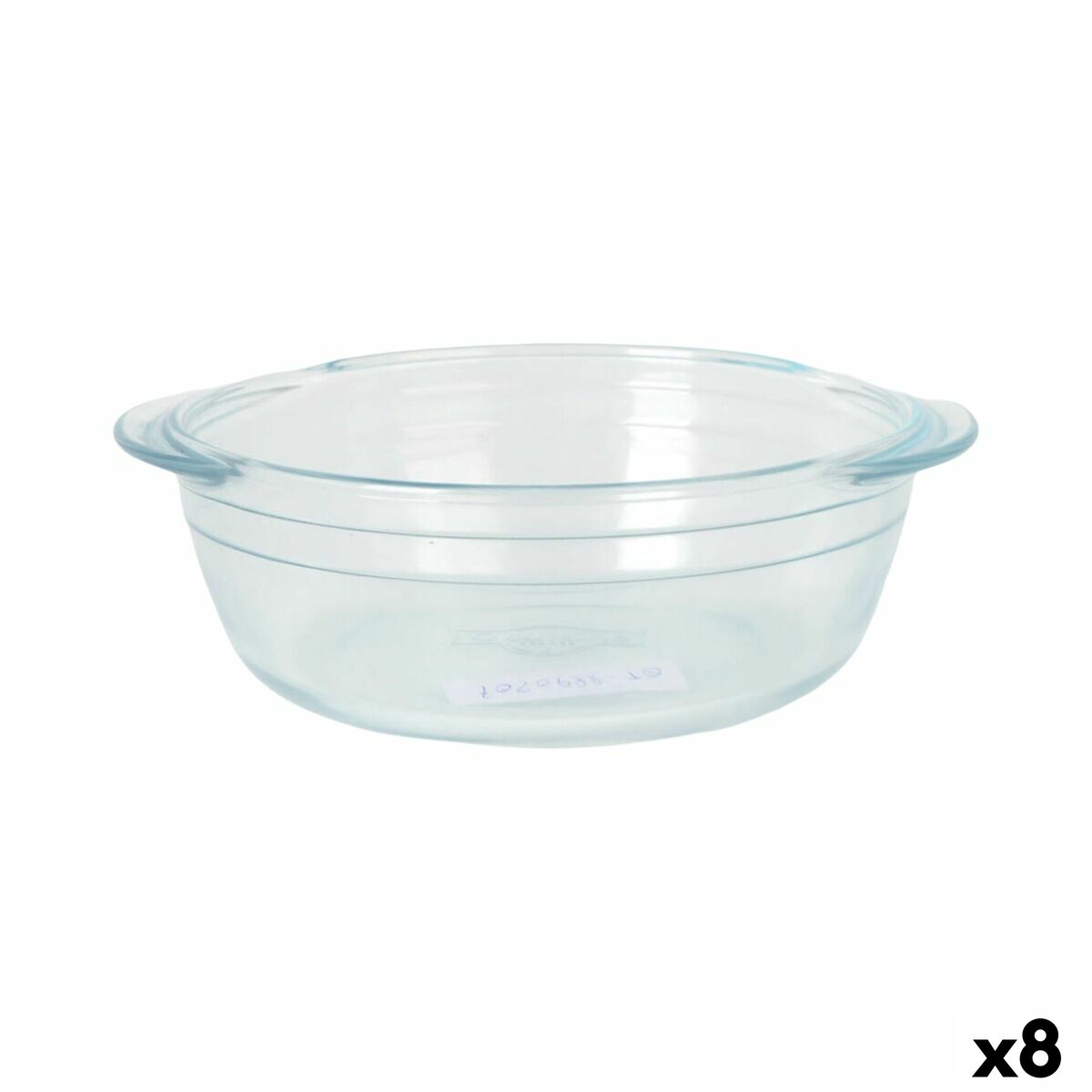 Plat à Gratin Quttin verre 2,3 L 26 cm (8 Unités)
