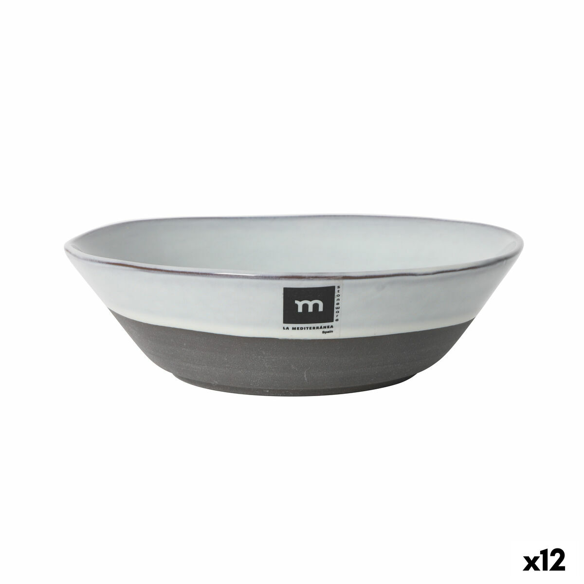 Assiette creuse La Mediterránea Black clay