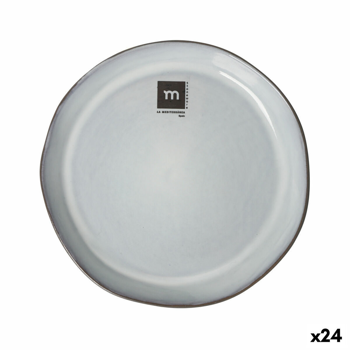 Assiette plate La Mediterránea Black clay