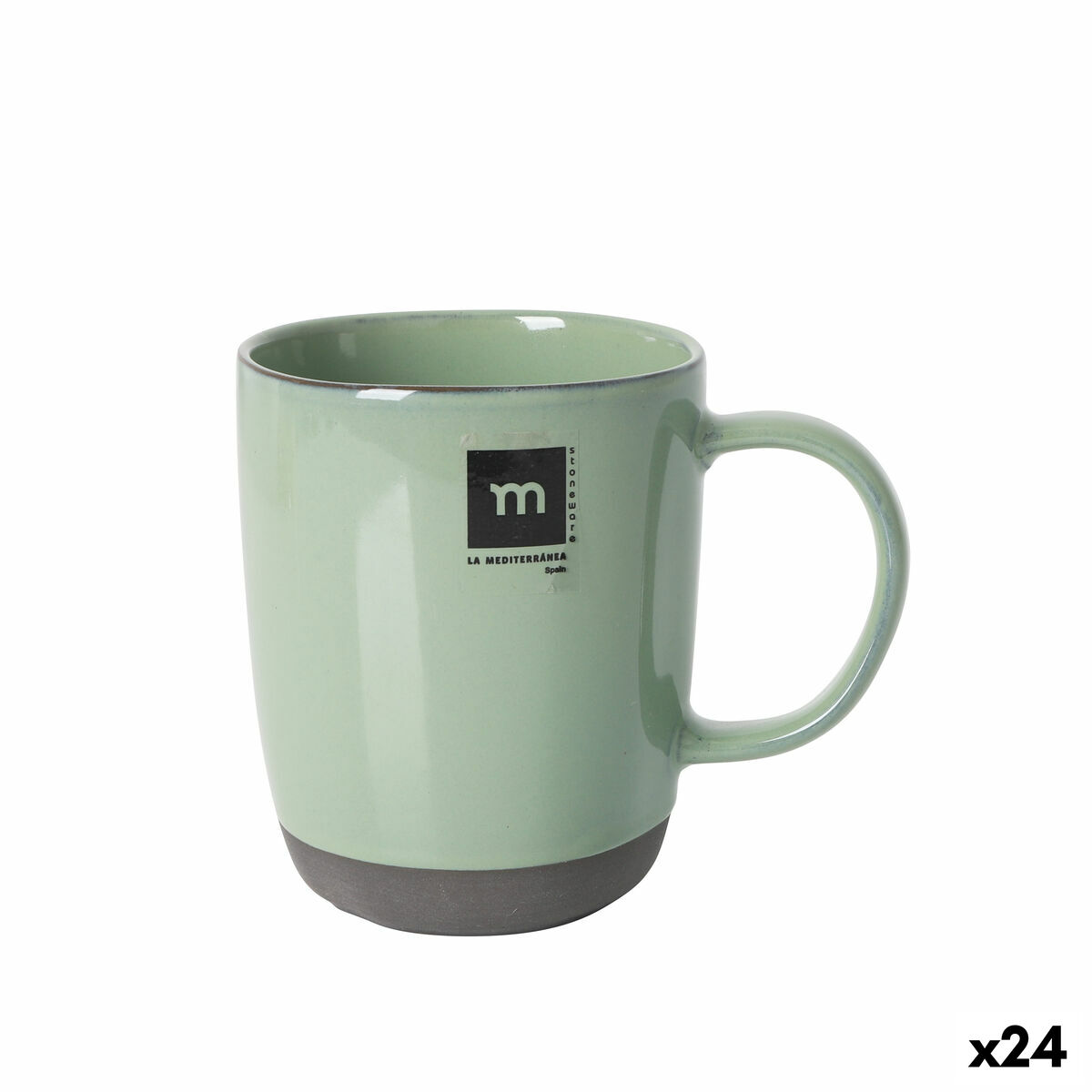 Tasse La Mediterránea Black clay (24 Unités)