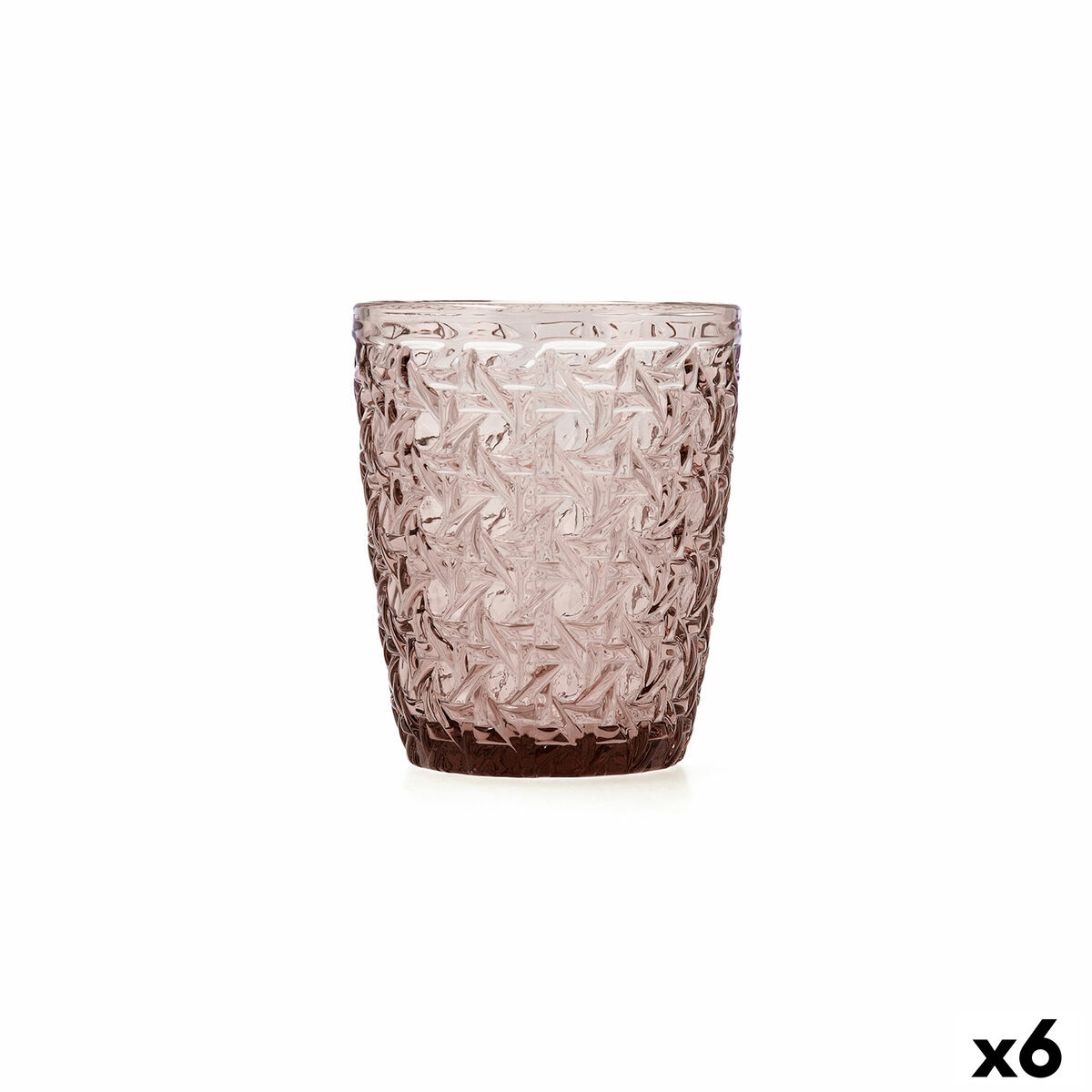 Verre Bidasoa Agata Rose verre 300 ml (6 Unités)