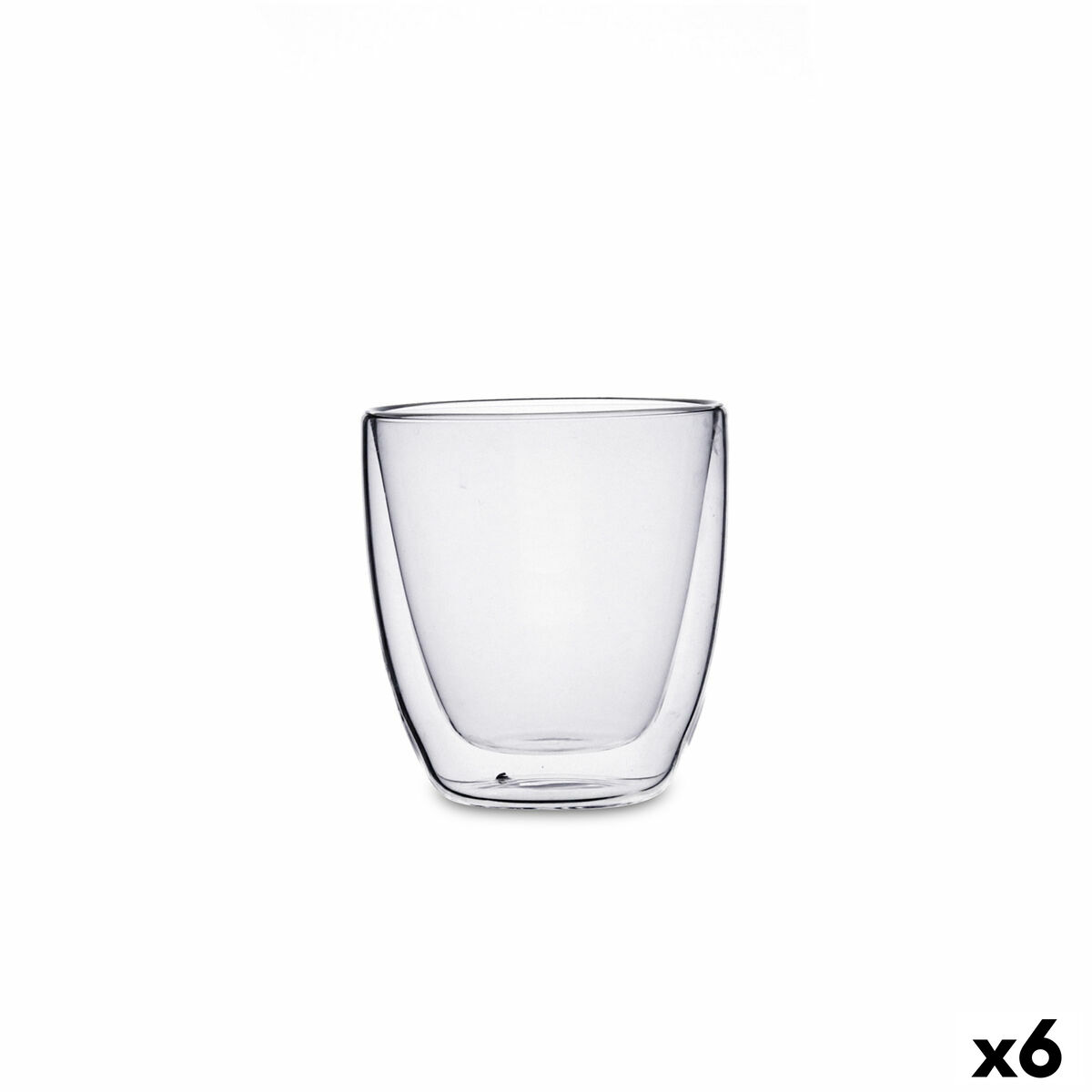 Verre Quid Serenia Transparent verre 200 ml Capuccino (6 Unités)