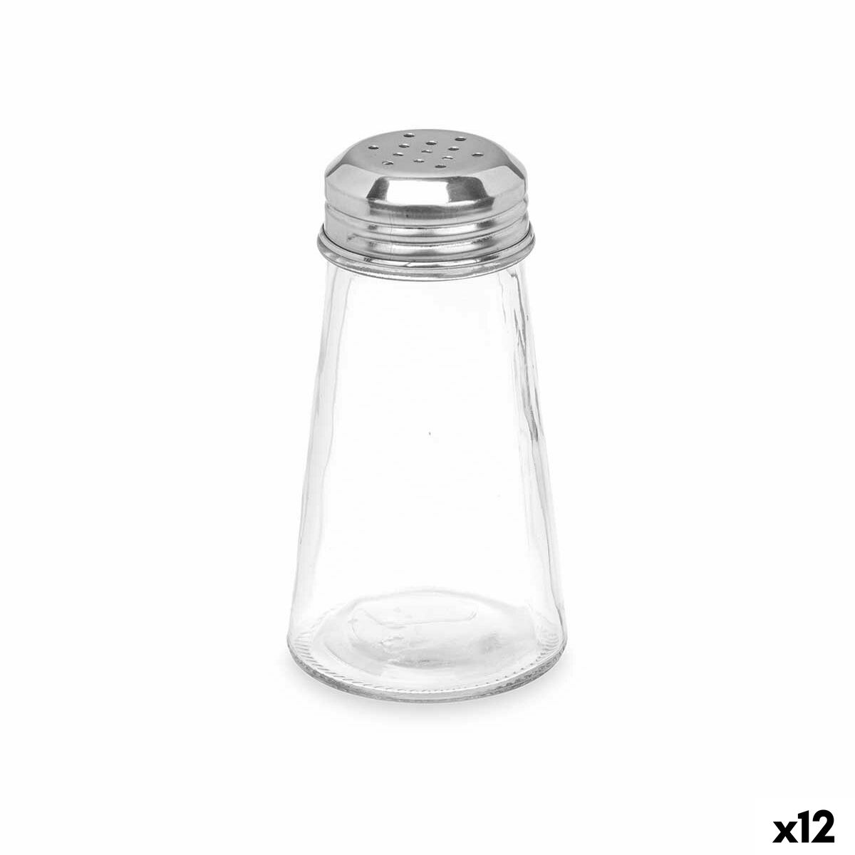 Salière Vivalto YHP-SZ24/DH12 Transparent Métal verre 5,5 x 10,5 x 5,5 cm (12 Unités)