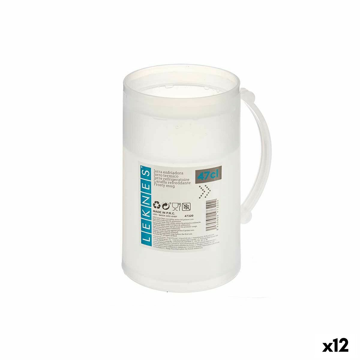 Carafe Thermique Leknes *FALTA OT Transparent 473 ml (12 Unités)