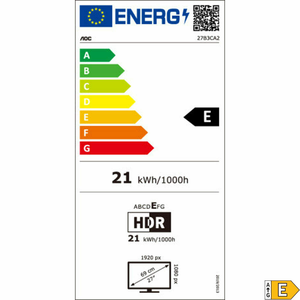 Afbeeldingen van Gaming Monitor AOC 27B3CA2 27" Full HD