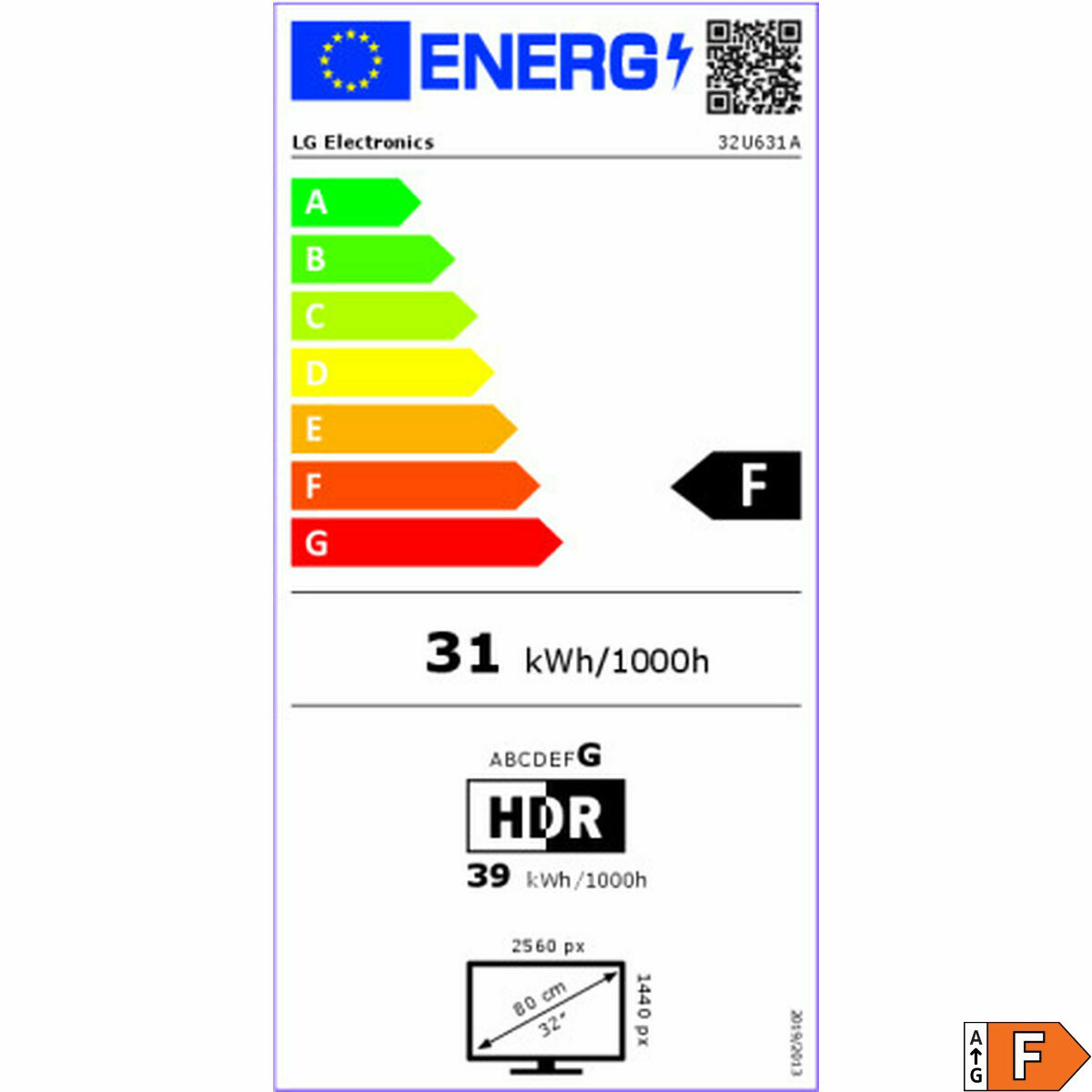 Image de Gaming Monitor LG 32U631A-B Quad HD 32"