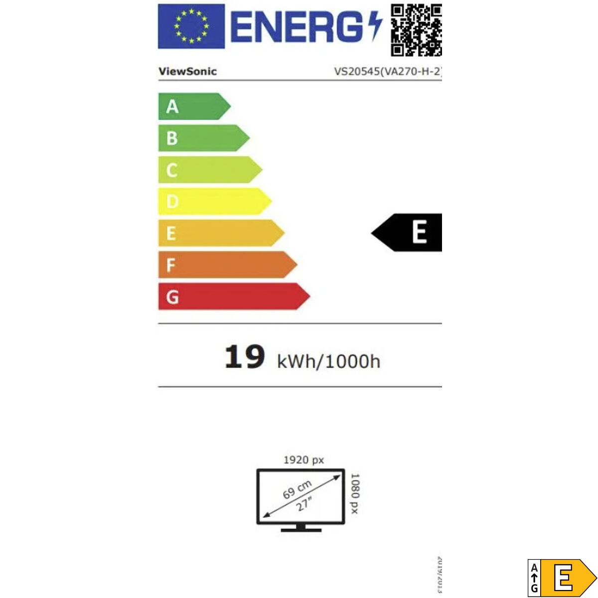 Afbeeldingen van Monitor ViewSonic VA270-H-2 Full HD 27"