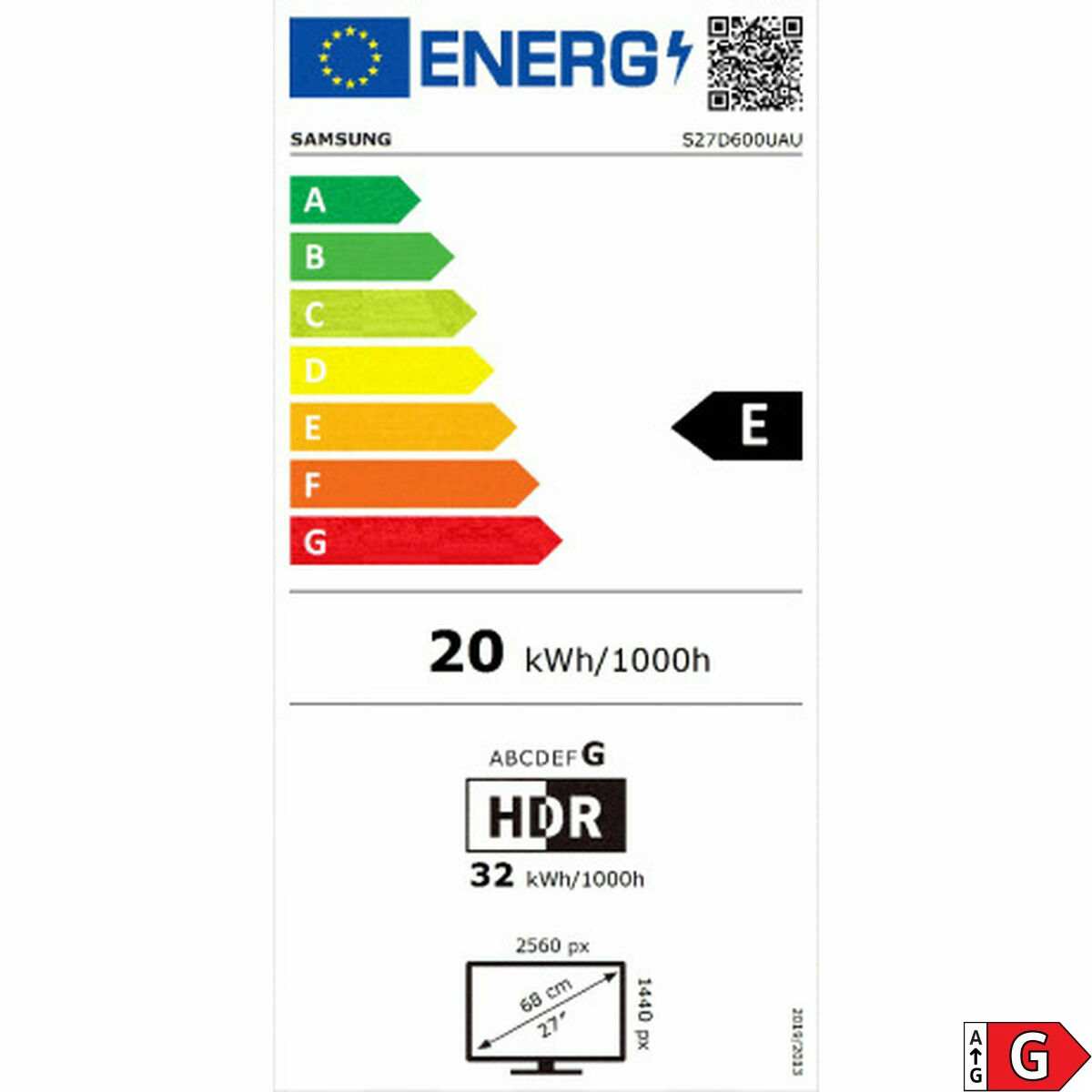 Image de Gaming Monitor Samsung LS27D600UAUXEN Quad HD 27"