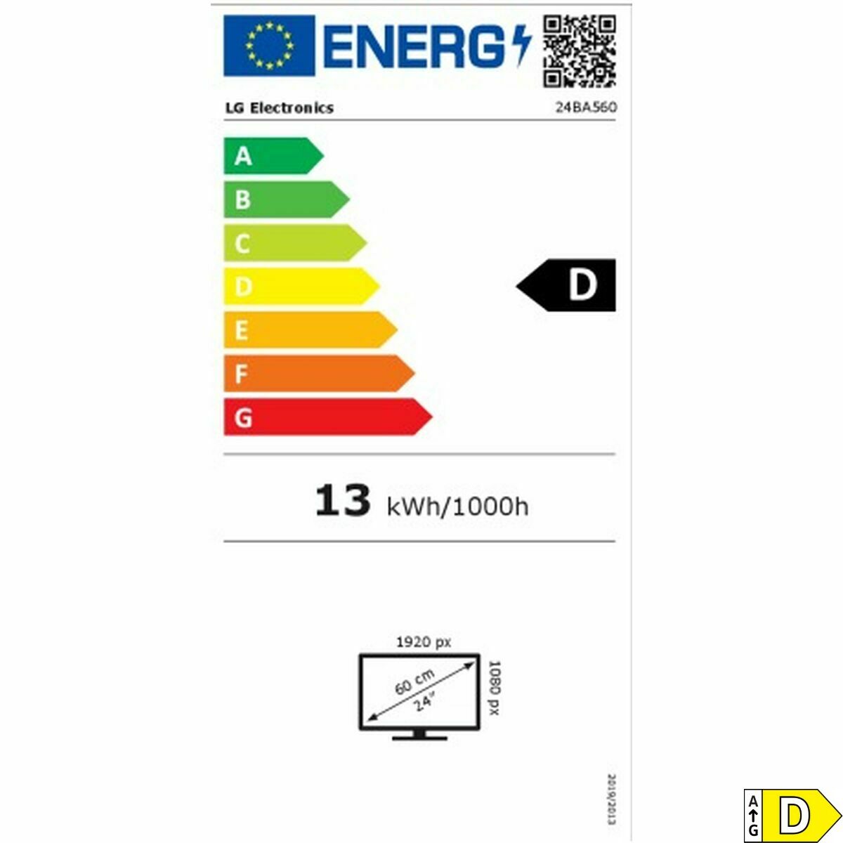 Afbeeldingen van Monitor LG 24BA560-B Full HD 23,8"
