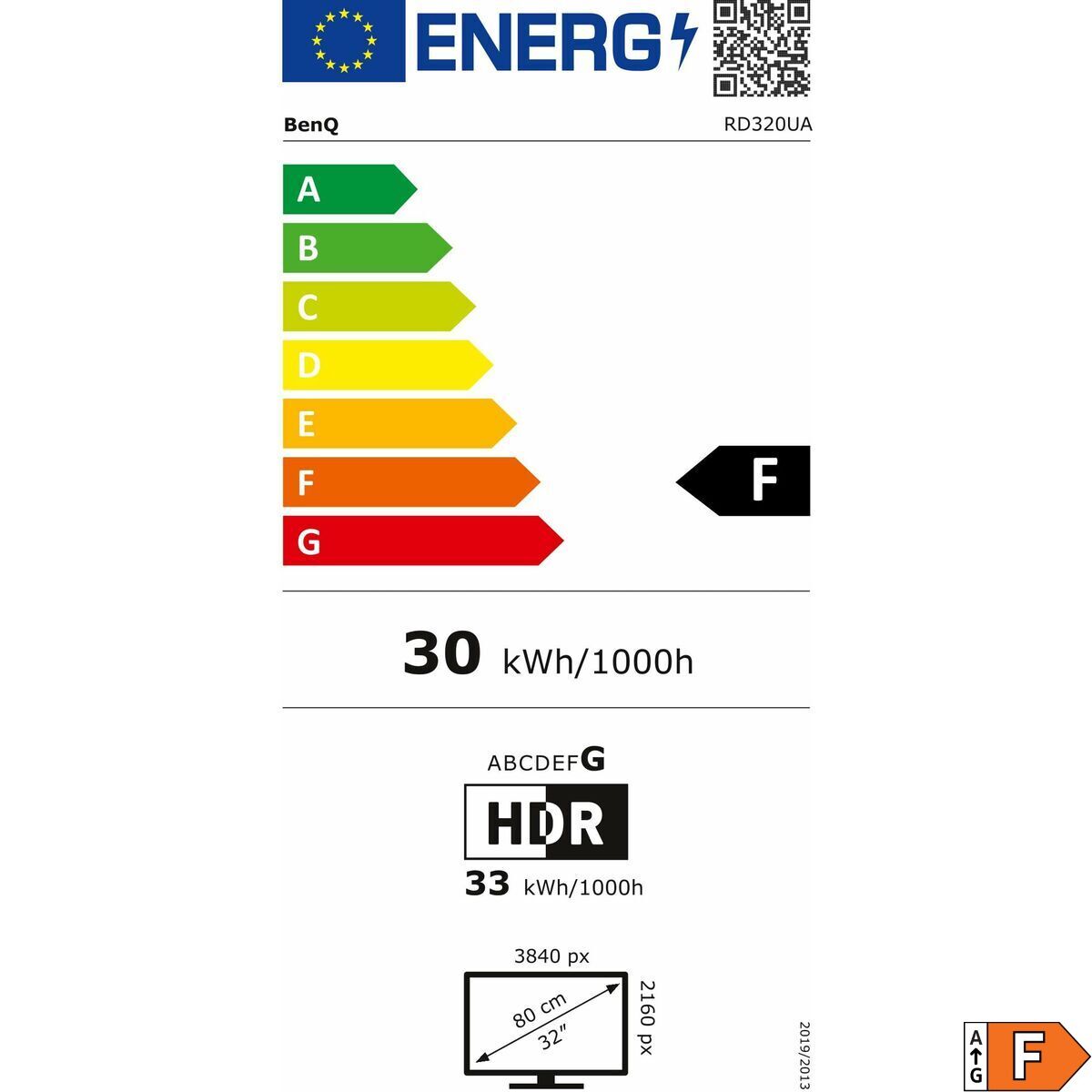 Picture of Gaming Monitor BenQ 9H.LMTLA.TBE 4K Ultra HD 31,5"