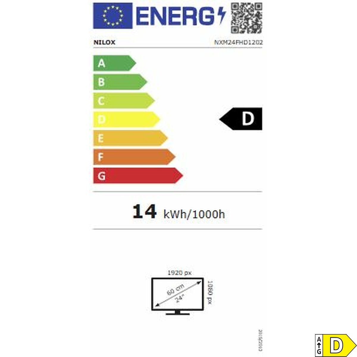 Afbeeldingen van Monitor Nilox NXM24FHD1202 Full HD LCD 23,8"
