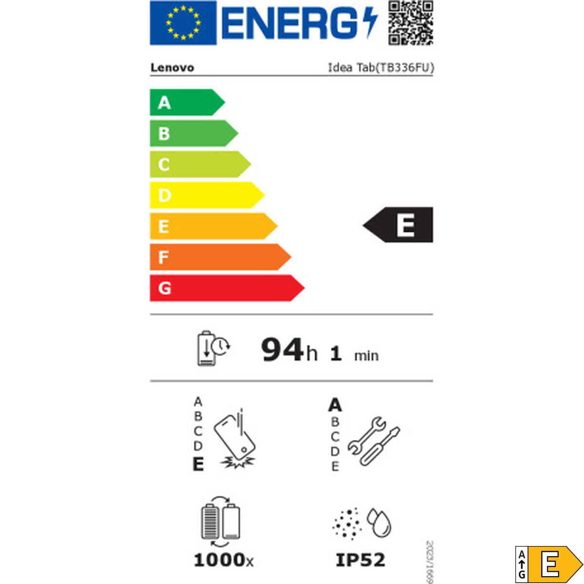 Picture of Tablet Lenovo ZAFR0389ES 11" 8 GB RAM 128 GB Grey