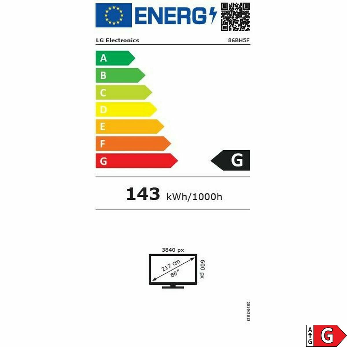 Afbeeldingen van Smart TV LG 86BH5F-M.AEU 86" IPS