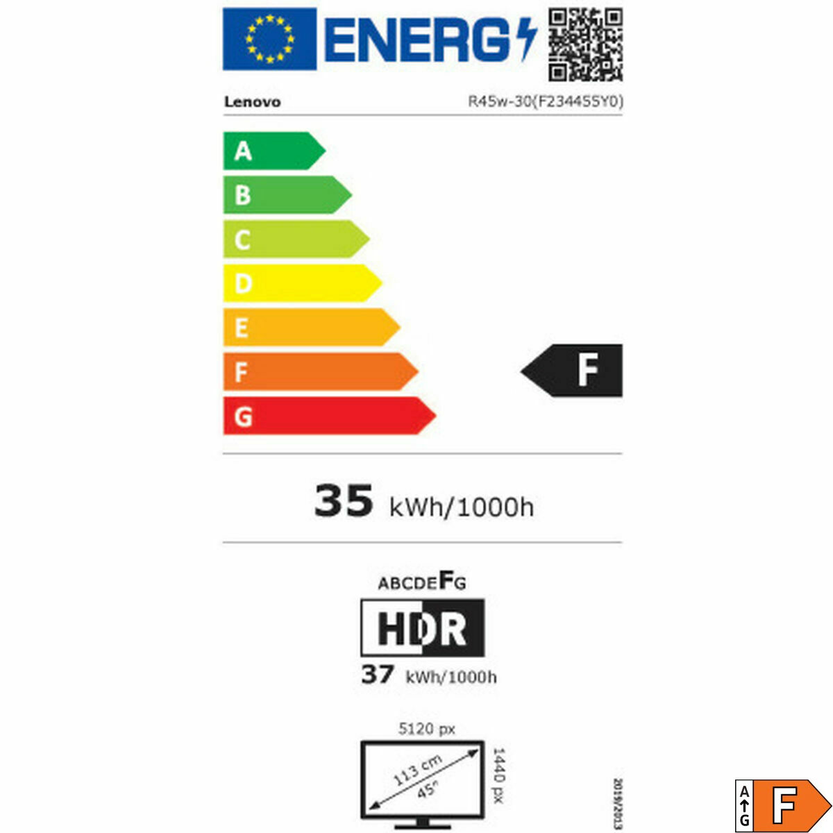 Image de Écran Lenovo 67B1GAC3EU 44,5" 4K Ultra HD