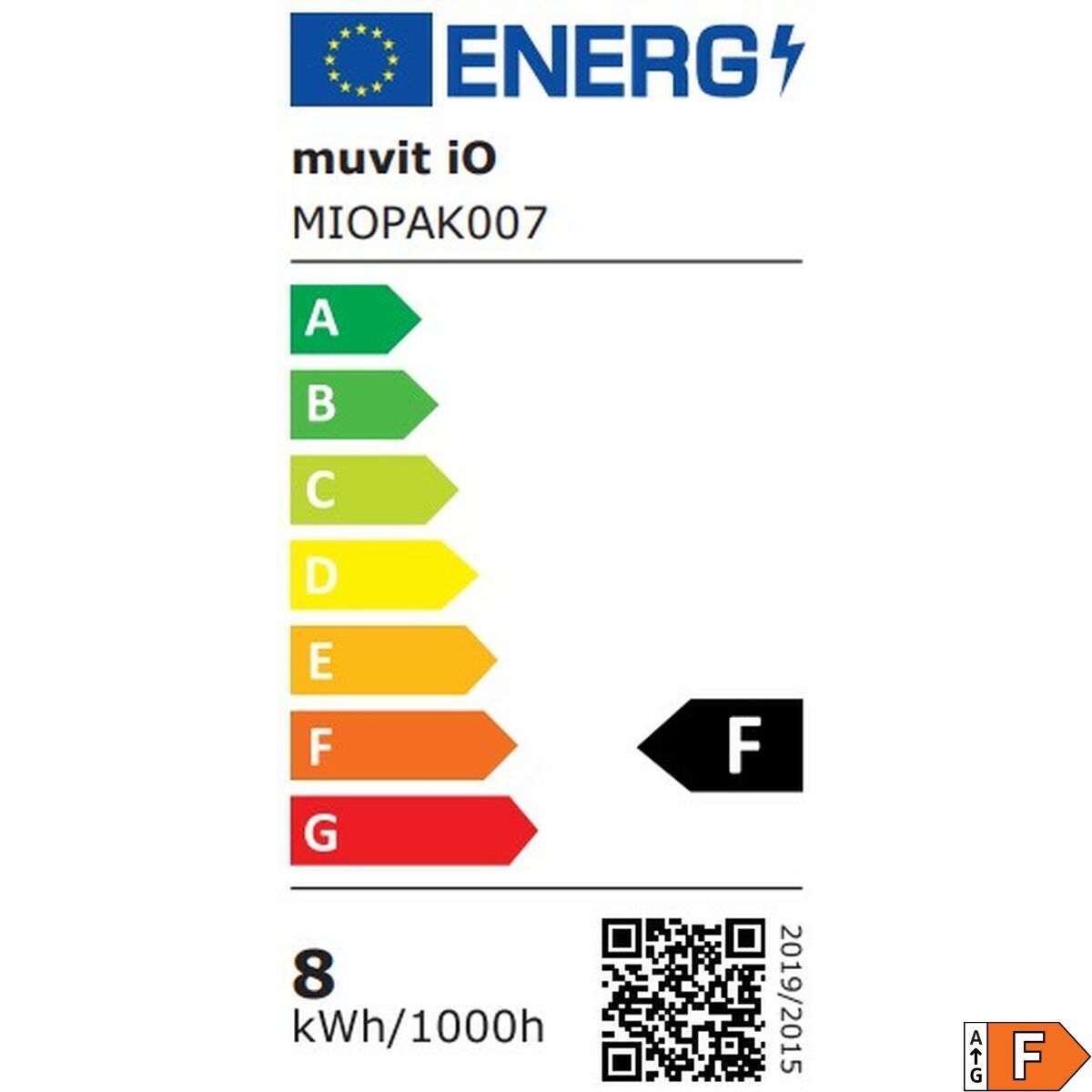 Smart Light bulb Muvit iO 9 W E27 800 lm Wi-Fi LED 2700 K 6500 K