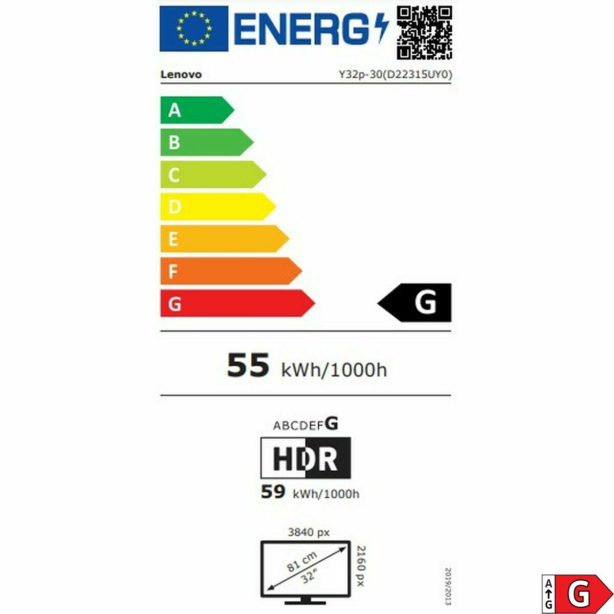 Image de Écran Lenovo 66F9UAC6EU 31,5" 4K Ultra HD