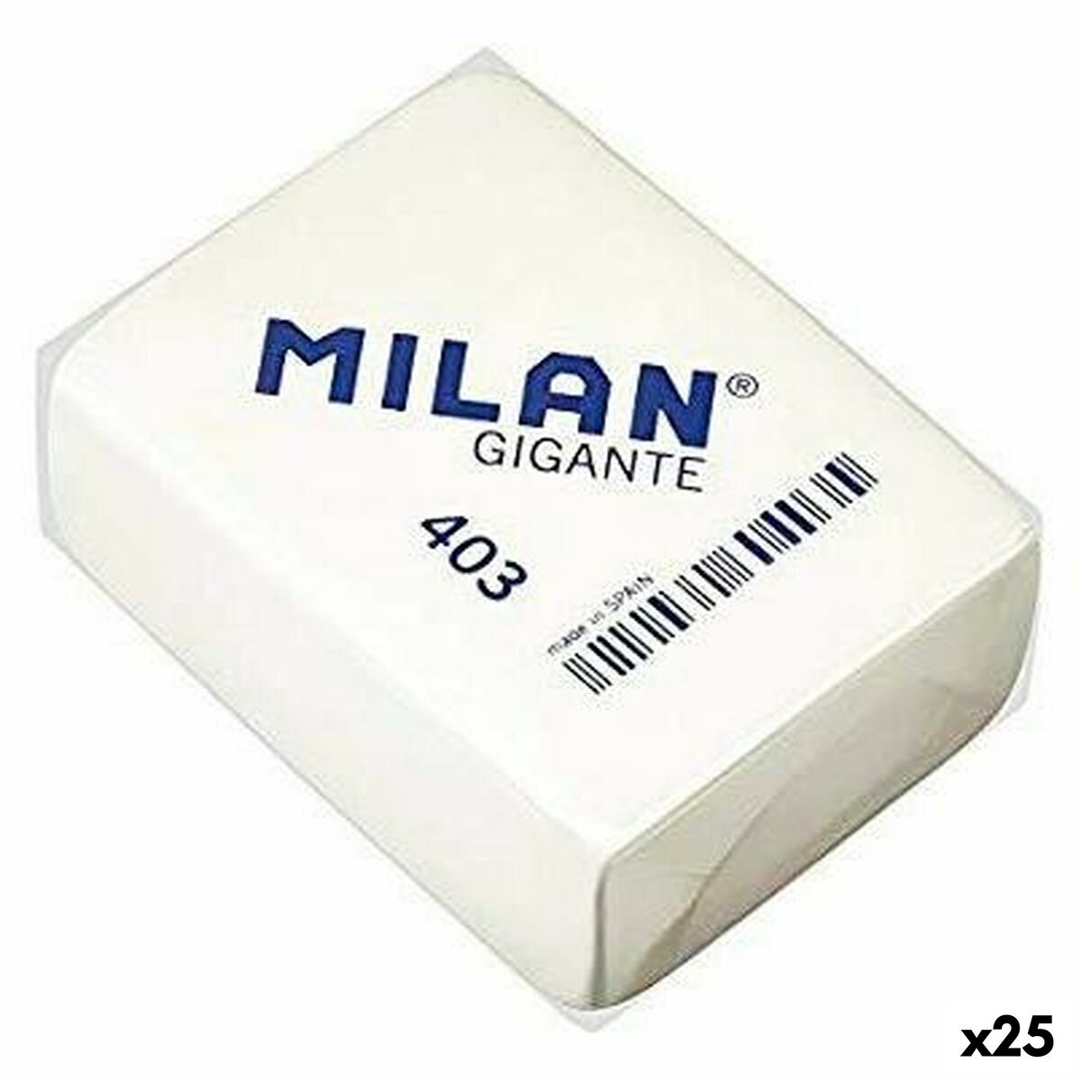 Γόμα Milan 3 Τεμάχια (25 Μονάδες)