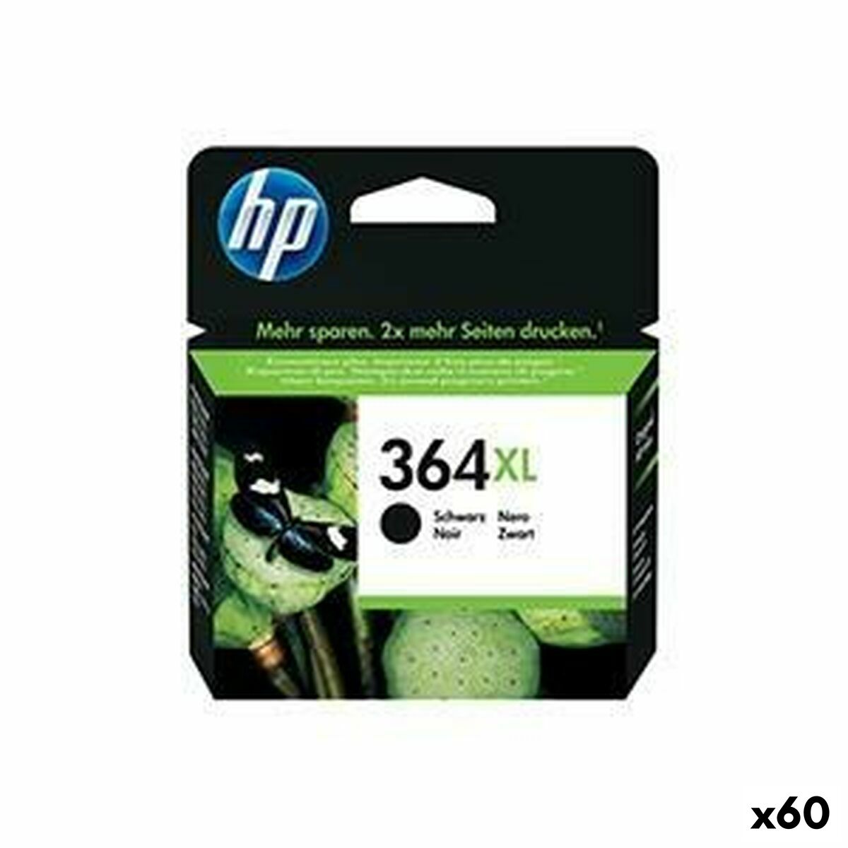 Afbeeldingen van Original Ink Cartridge HP Nº 364XL Black (60 Units)