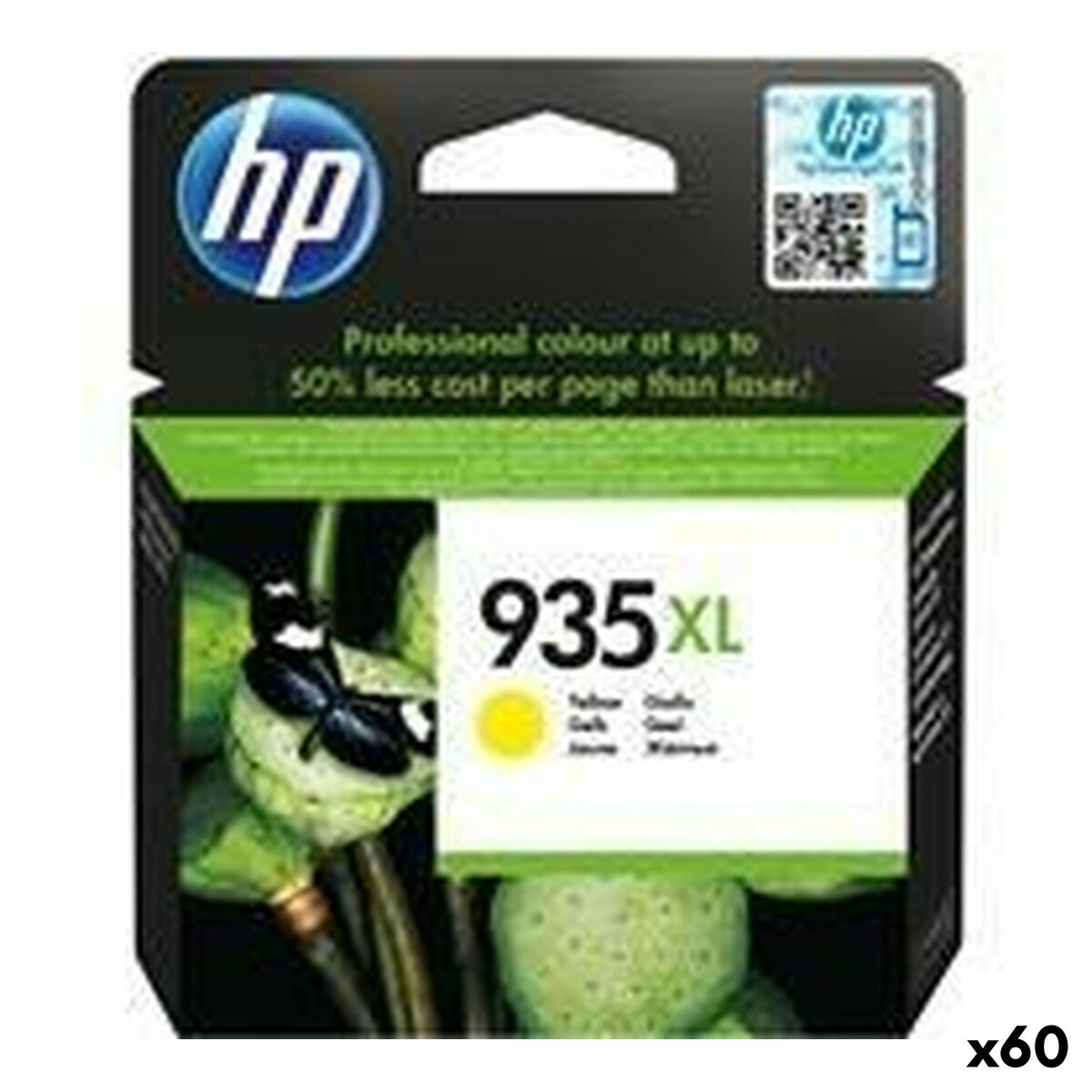 Afbeeldingen van Original Ink Cartridge HP Nº935 XL Yellow (60 Units)
