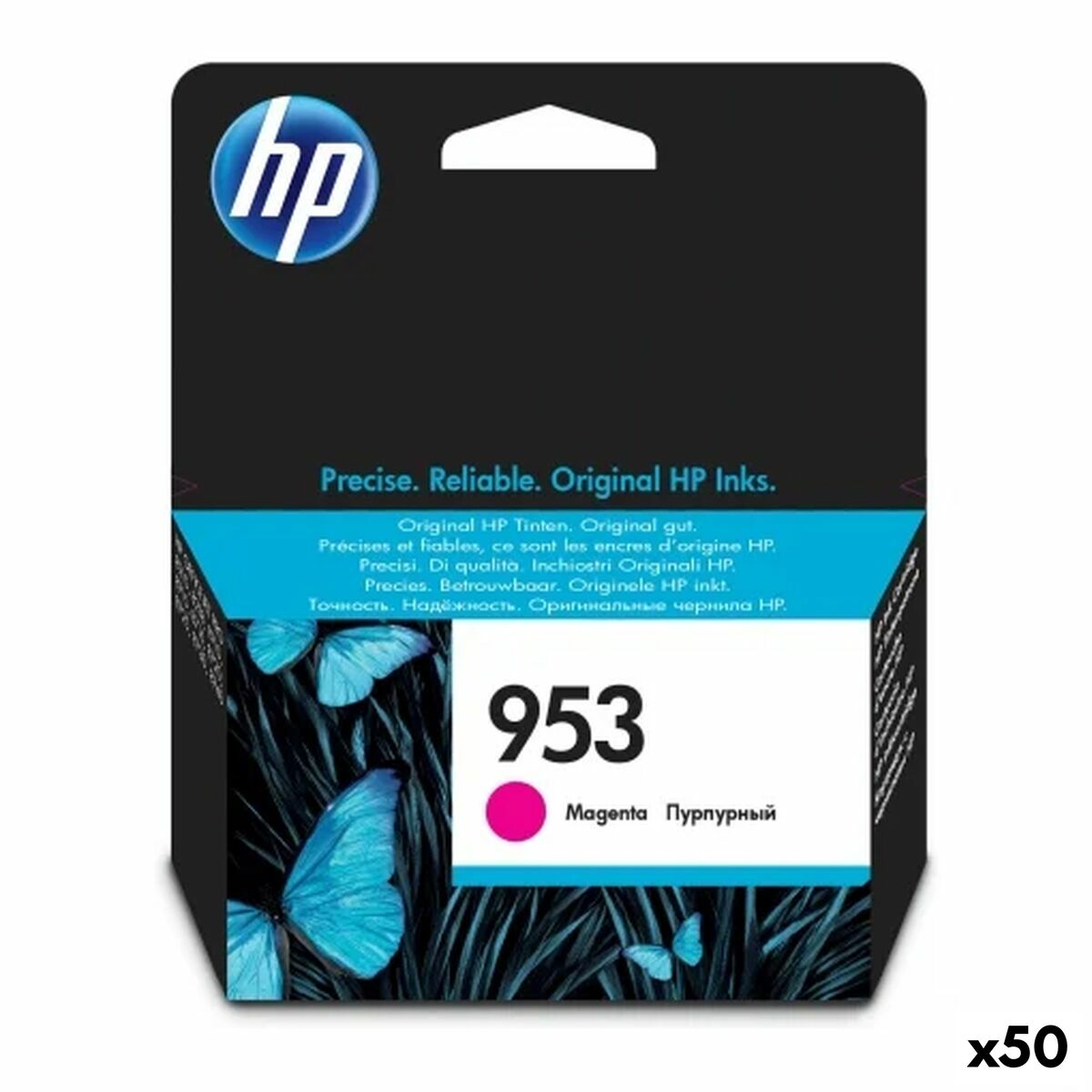 Cartouche d'encre originale HP 953 Magenta (50 Unités)