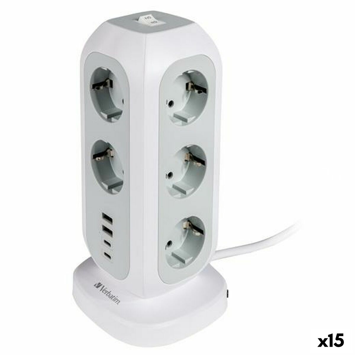Afbeeldingen van Circuit board Verbatim White (2 m) (15 Units)