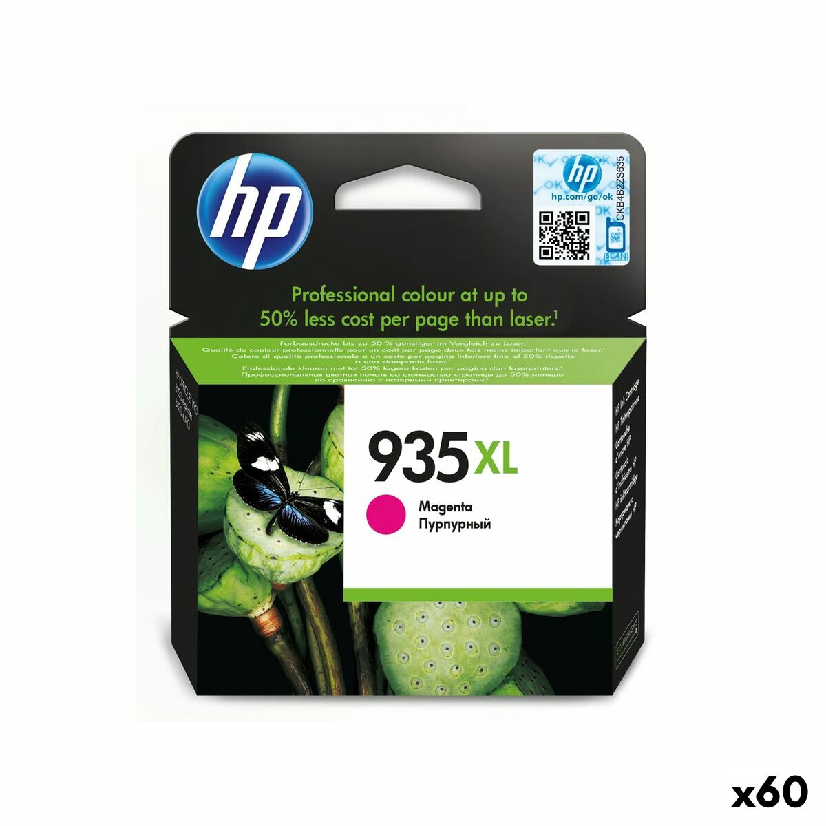 Afbeeldingen van Original Ink Cartridge HP Officejet Pro 6830 - Nº 935 XL Magenta (60 Units)