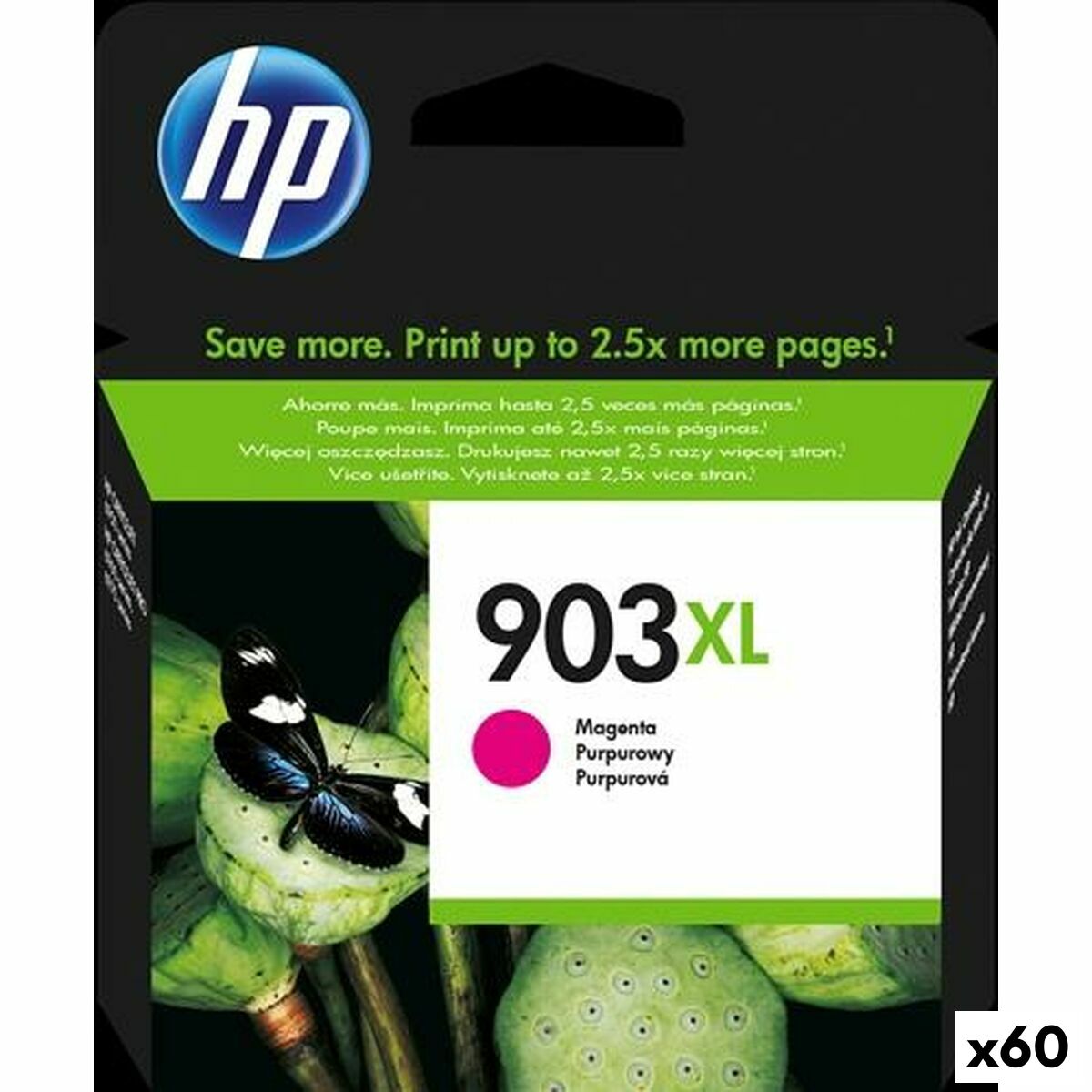 Cartouche d'encre originale HP 903XL Magenta (60 Unités)