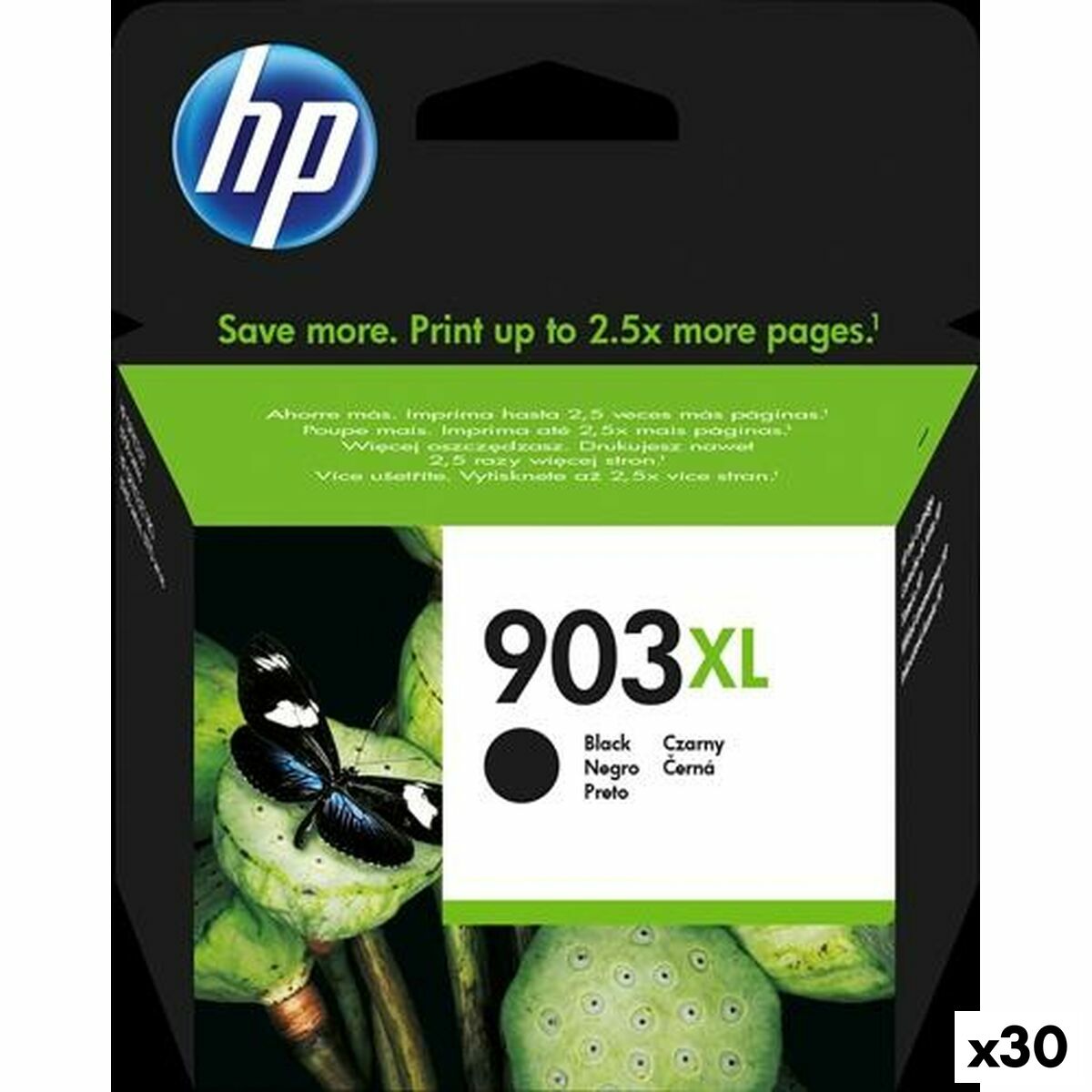 Cartouche d'encre originale HP 903XL Noir (30 Unités)