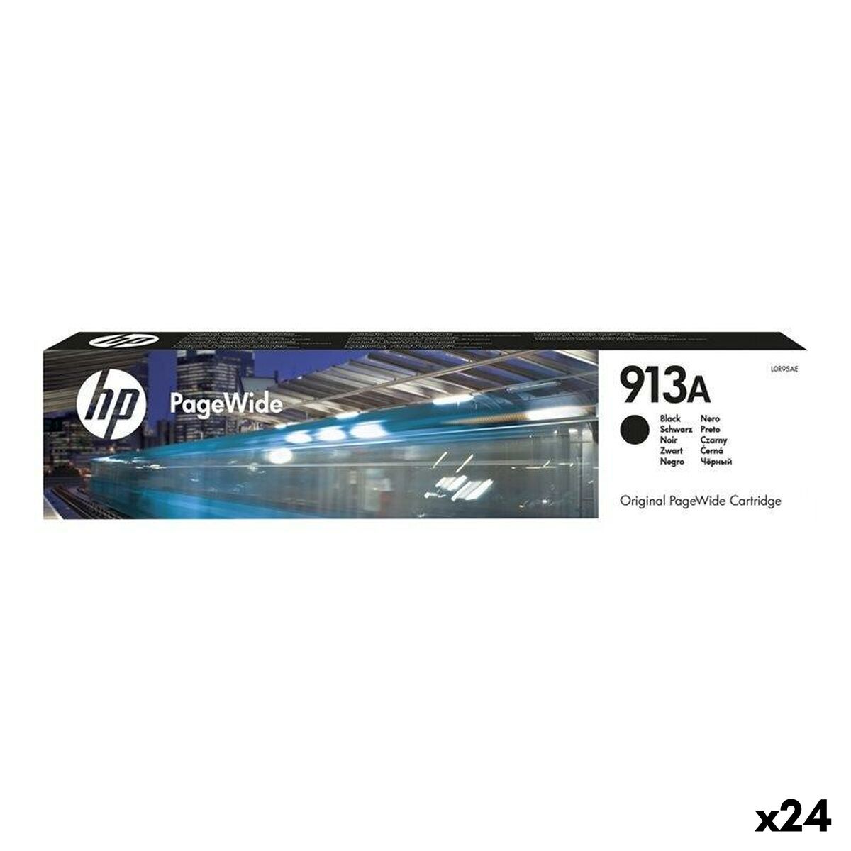 Picture of Original Ink Cartridge HP Nº 913A Black (24 Units)