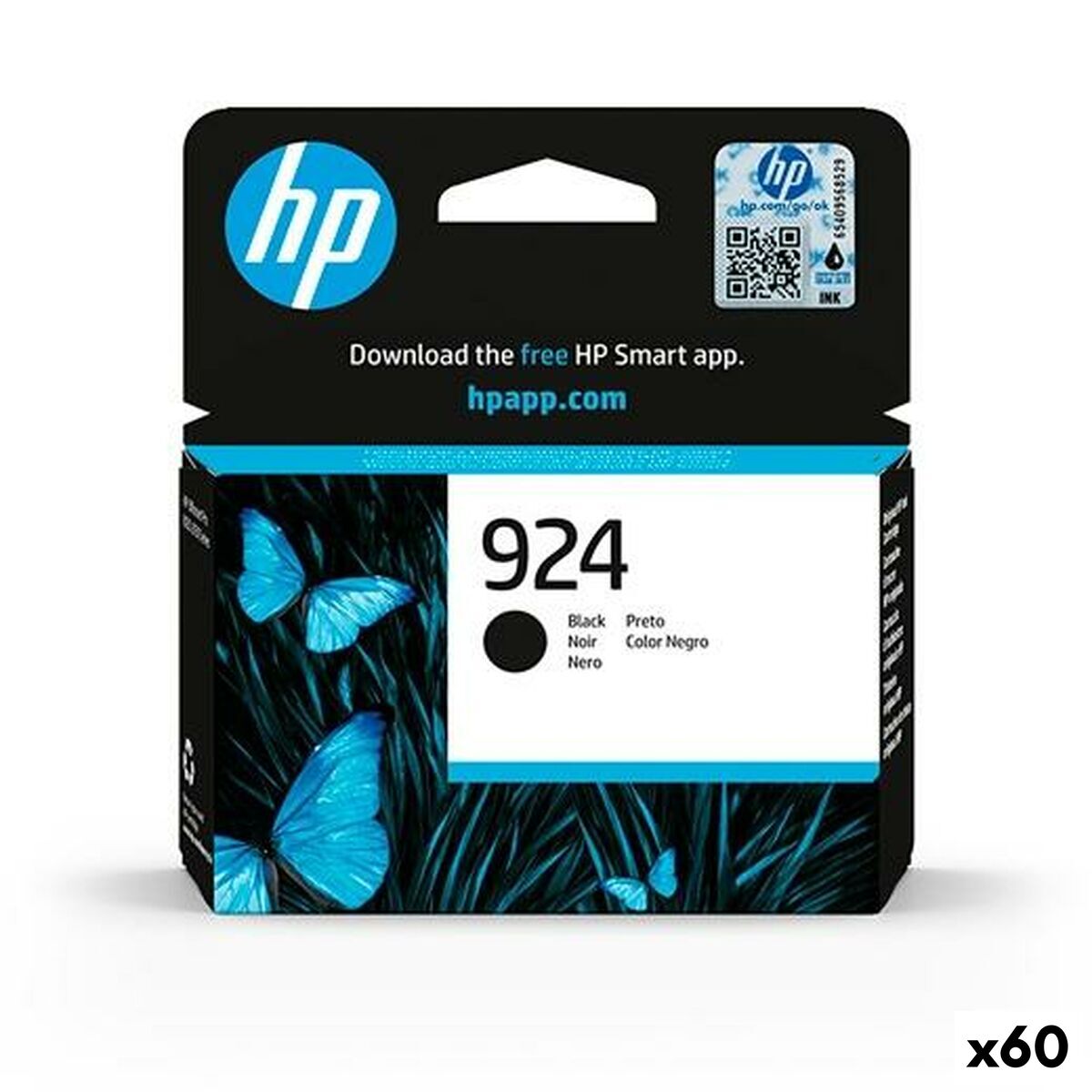 Imagen de Original Ink Cartridge HP Nº 924 Black (60 Units)