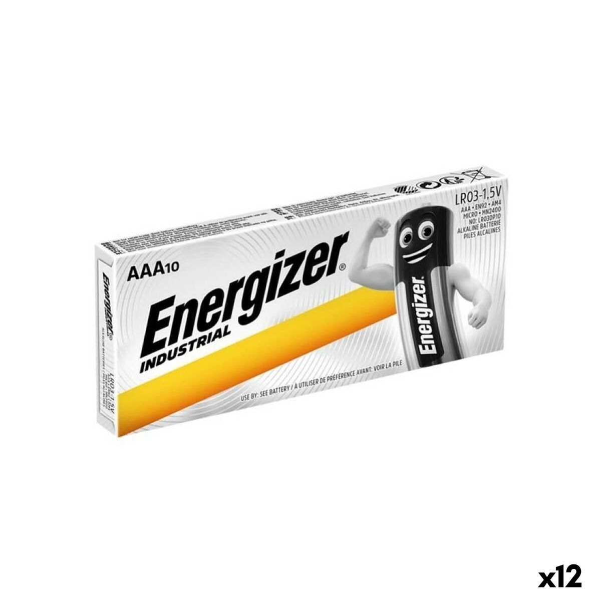 Batteries Energizer 1,5 V (10 Pieces) (12 Units) Picture of Batteries Energizer 1,5 V (10 Pieces) (12 Units)