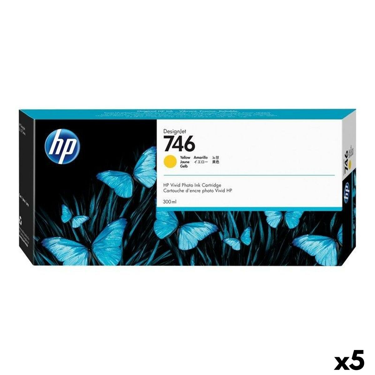 Picture of Original Ink Cartridge HP Yellow (5 Units)