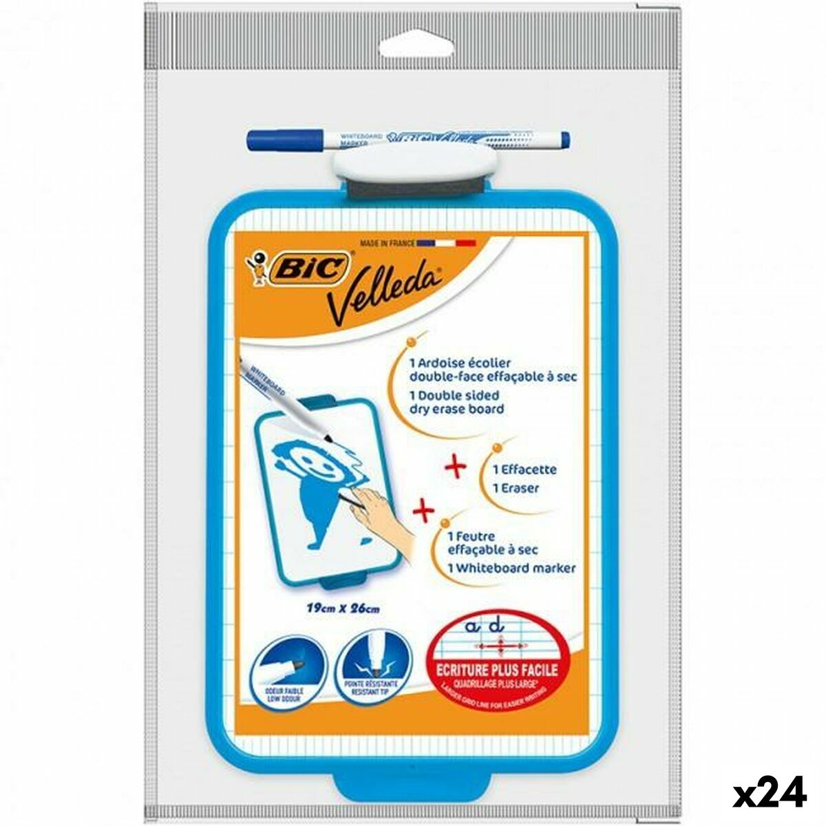 Afbeeldingen van Whiteboard Bic 19 x 26 cm (24 Units)