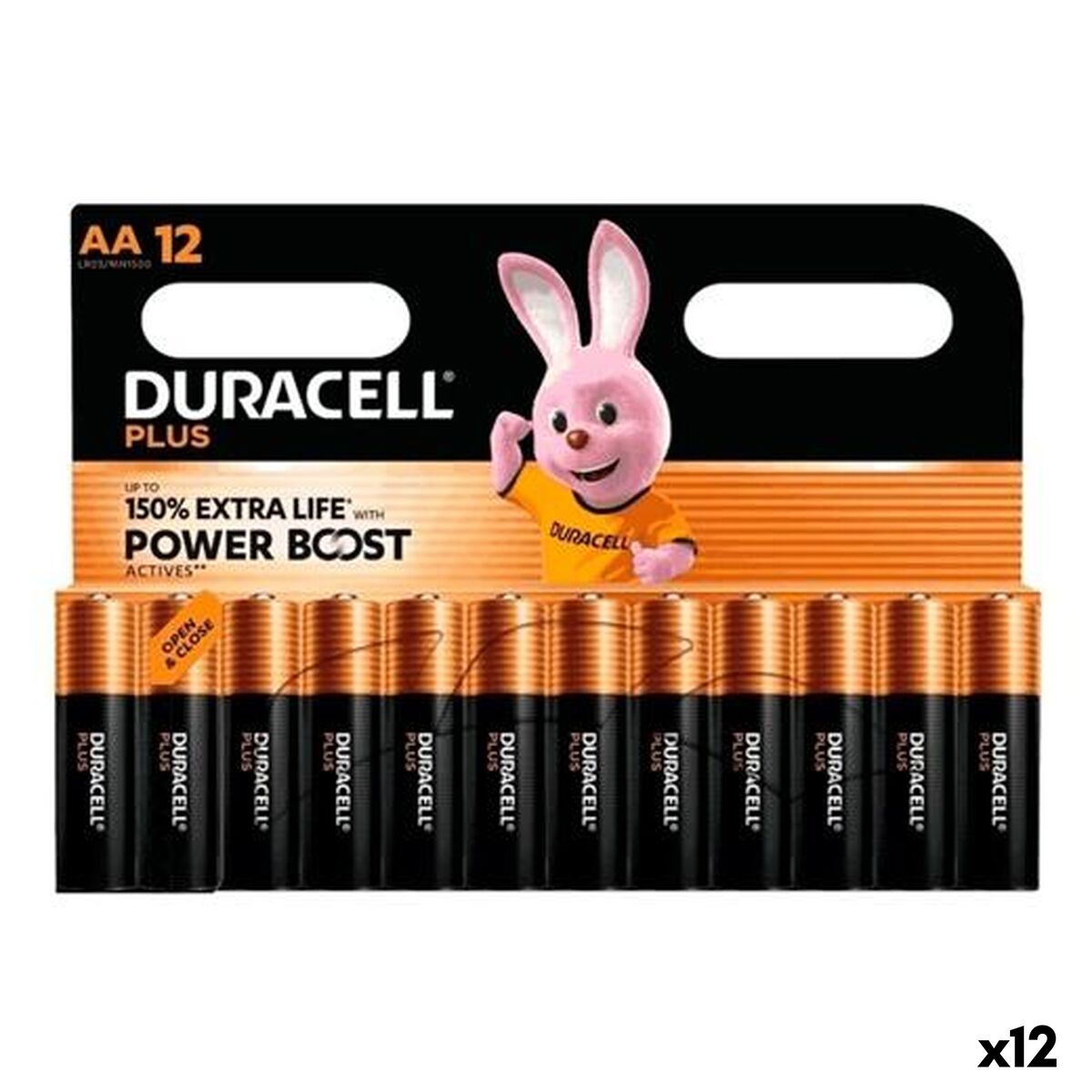 Alkaline Batteries DURACELL PLUS POWER 1,5 V LR06 12 Pieces (12 Units) Picture of Alkaline Batteries DURACELL PLUS POWER 1,5 V LR06 12 Pieces (12 Units)